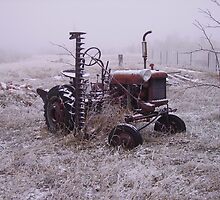 Frozen Tractor by cewoodruff