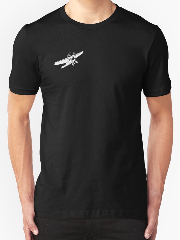 plane white tee