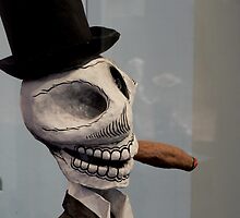 smoking calavera by Peter Fletcher
