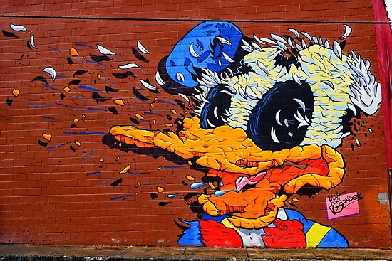 Donald Duck Artist Matt Gondek Atlanta Graffiti Photographic