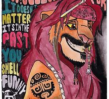 Captain Simba Sparrow of Pride Rock of the Caribbean by Frances Kilbane