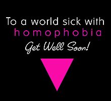 To a World Sick... (Black Version) by WanderingSoulArt