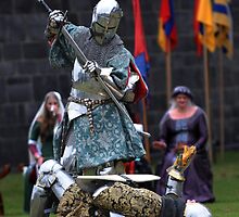 Knight in Battle - Royalty in Attendance by Stuart Blythe