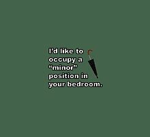 A "Minor" Position {Umbrella Design} by BBCSPUL