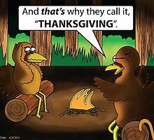 Thanksgiving Cartoon by CGFWill