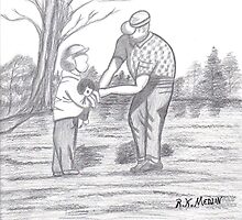 In The Moment "Grandpa And I" by medlinart