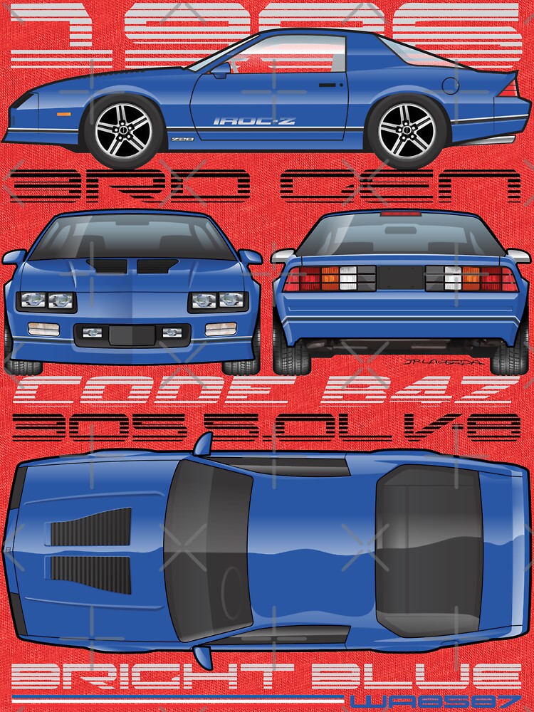 86 Camaro Iroc Z T Shirt By JRLacerda Redbubble