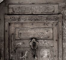 Inscribed door by hettie