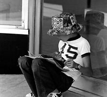 Reading Comic Book by © Joe Beasley IPA