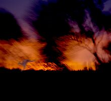 Escaping the inferno by RoughDiamond