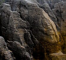 Pancake Rocks, New Zealand by Bassam Shmordok