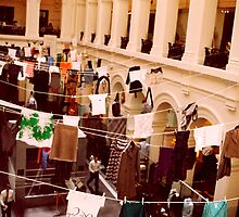 Retail's Clothesline by MichaelCouacaud