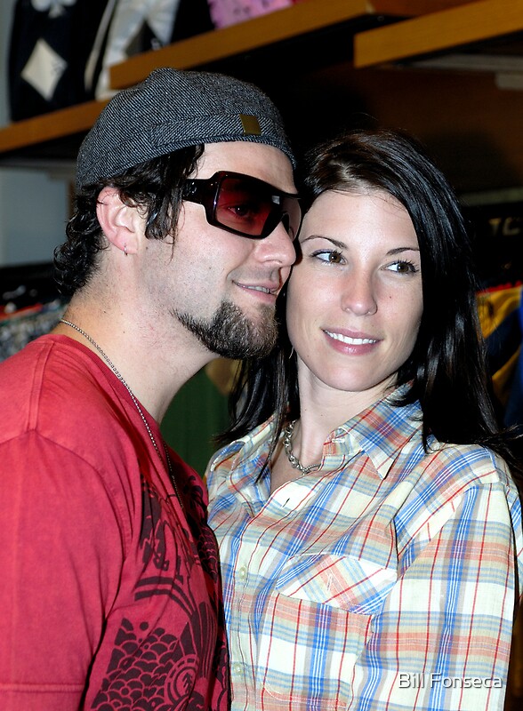 "Bam Margera and wife Missy" Posters by Bill Fonseca Redbubble photo photo pic