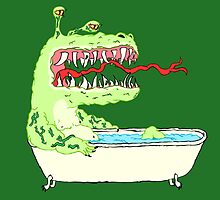A Dragon in a Bathtub by vigorousjammer