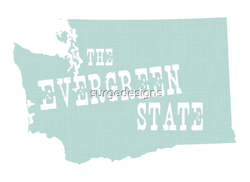 "Washington State Motto Slogan" by surgedesigns Redbubble