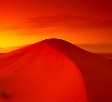 Dawn on Big Red - Simpson Desert by Michael Ellem