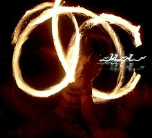 Dancing with fire : photograph by Roz McQuillan