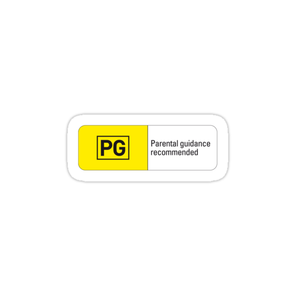 "Rated PG" Stickers by Ross Robinson | Redbubble
