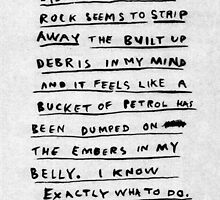 LISTENING TO PUNK ROCK by Steve Leadbeater