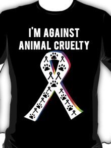 anti animal cruelty club t shirt