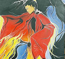 Shawl Dancer by students