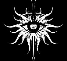 Inquisition Symbol Broken Dragon Age White by DCornel