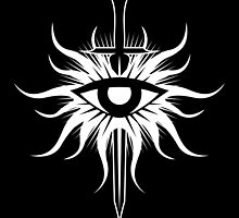 Inquisition Symbol Dragon Age White by DCornel