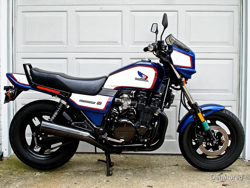 "1986 Honda Nighthawk CB700SC" by Denatured Redbubble