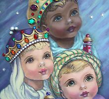 "Awestruck Cherubs" by Ruth Kauffman