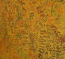 Cafe Wall in Little India, Singapore by Leigh Penfold