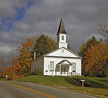 Omena Village Presbyterian Church by Bob Fox
