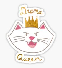 Drama Queen Stickers Redbubble