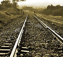 Towards the bend, by Steve Woodman