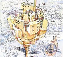 The Flower City by Luca Massone disegni