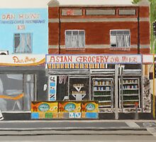 Asian Grocery Store by Joan Wild