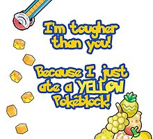 Yellow Pokeblock Pokemon Design by Amy Joy