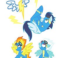 Equestrias Fastest Flyers by PonySplash