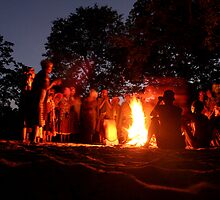 bushmen elephant dance by Gideon du Preez Swart