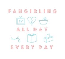 fangirling by bleuish