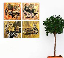 You can take everything i have - 4 PANEL SERIES - By Ram Castillo by Ram Castillo