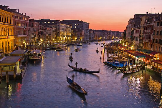 venice at dusk