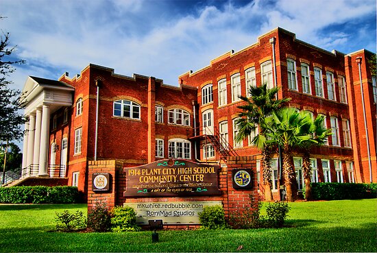 "Plant City High School HDR " by MKWhite | Redbubble