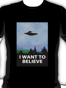 x files i want to believe t shirt