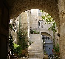 Entrance to Greek Quarters by Ann Palmieri