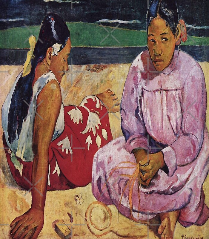 Tahitian Women On The Beach Paul Gauguin By Lexbauer Redbubble