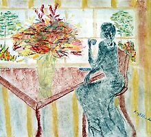 Tea at the Window by RoyAllen Hunt
