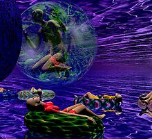 TUBING ON PLANET INDIGO by Ann Morgan