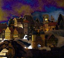 Twilight Christmas in the Alps - For David & Brad by RoyAllen Hunt