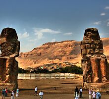 The Colossi of Memnon by Roddy Atkinson