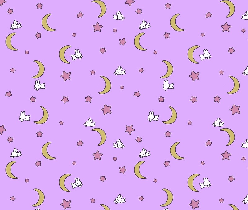 "Sailor Moon inspired Bunny of the Moon Bedspread Blanket Print" Duvet